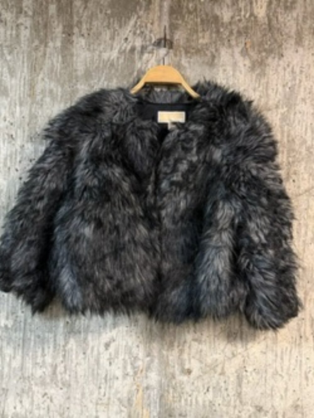 MICHAEL MICHAEL KORS Women's Faux Fur Jacket Size M
